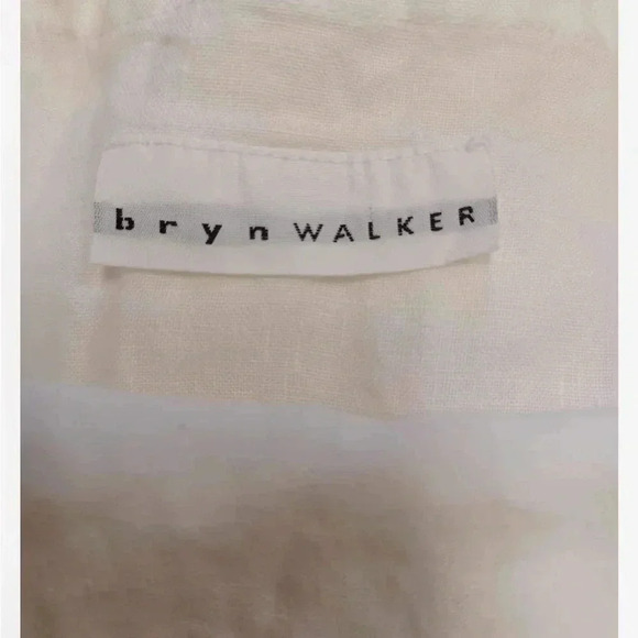 Bryn Walker 100% Linen White Tunic Top Size Small - Picture 11 of 12